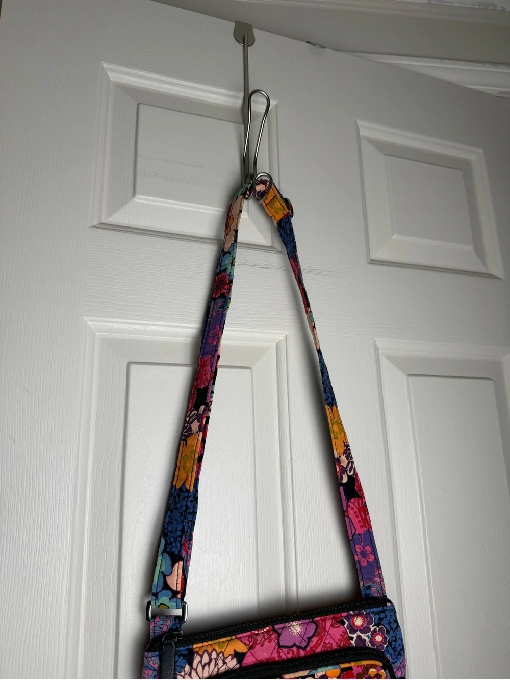 Vera Bradley Floral Fiesta Little Hipster Crossbody Bag USED Retired Pattern